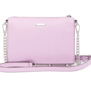 Rebecca Minkoff | Lavender Mini Zip Crossb…